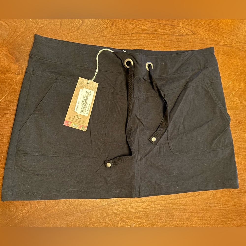 Prana Black Casual Skort